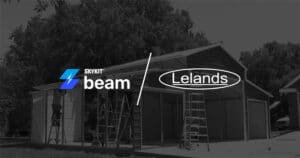 roofing company logo and skykit beam logo example