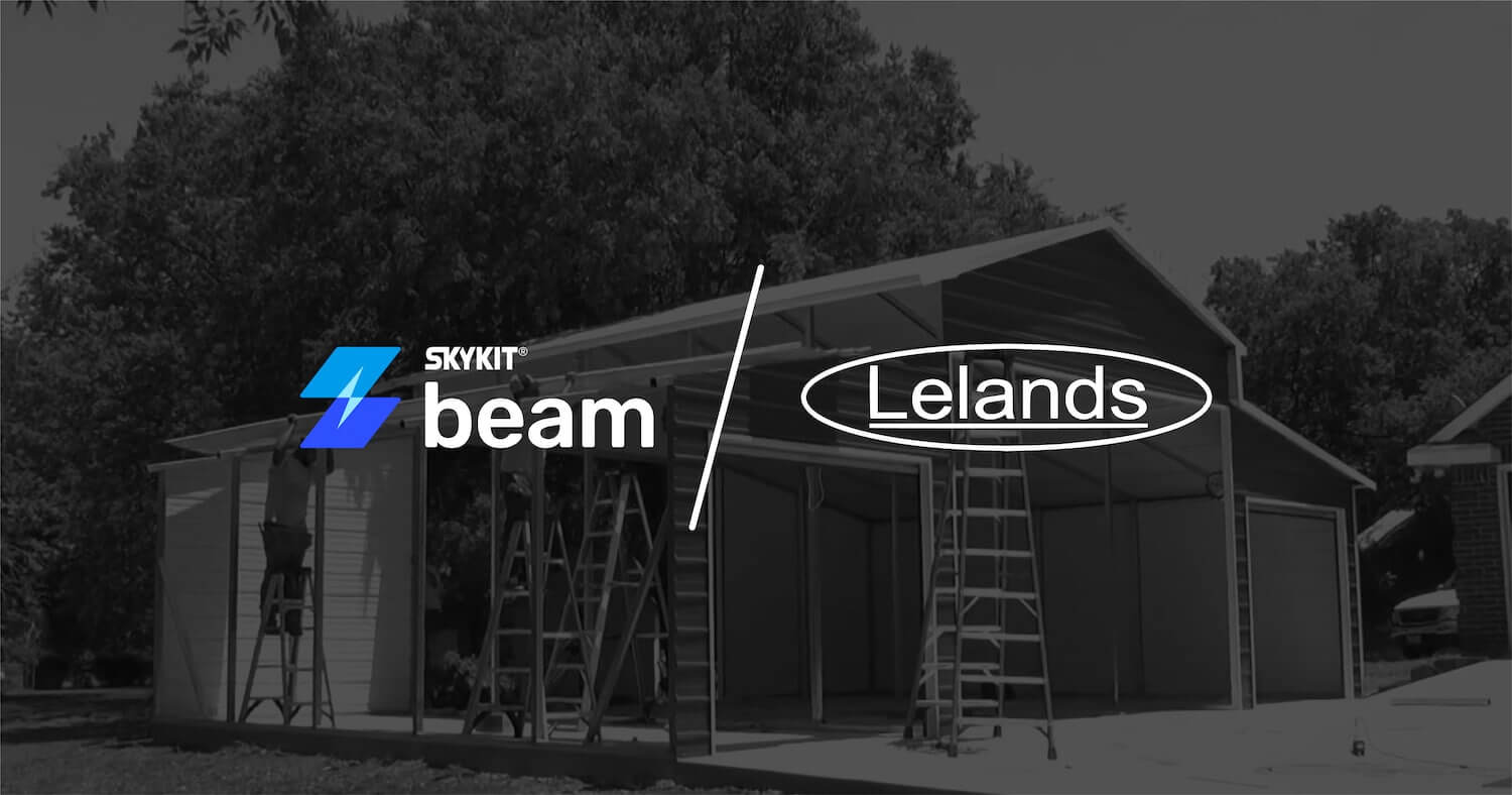 roofing company logo and skykit beam logo example