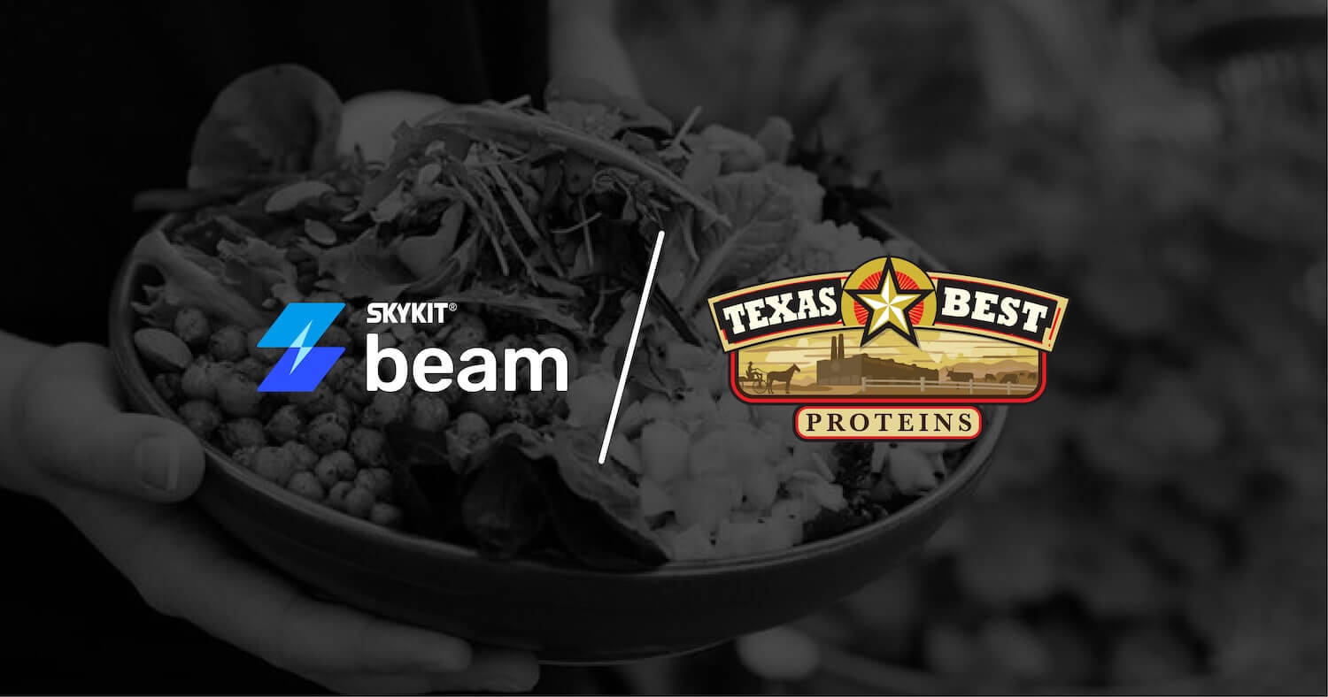 Skykit Beam Digital Signage Texas Best Proteins ABF Packaging Inc | Digital Signage for Food Manufacturing Facilities