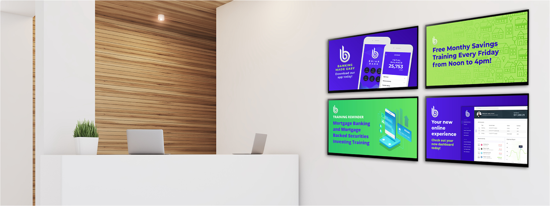 Skykit Digital Signage Used in Banking and Financial Institutions