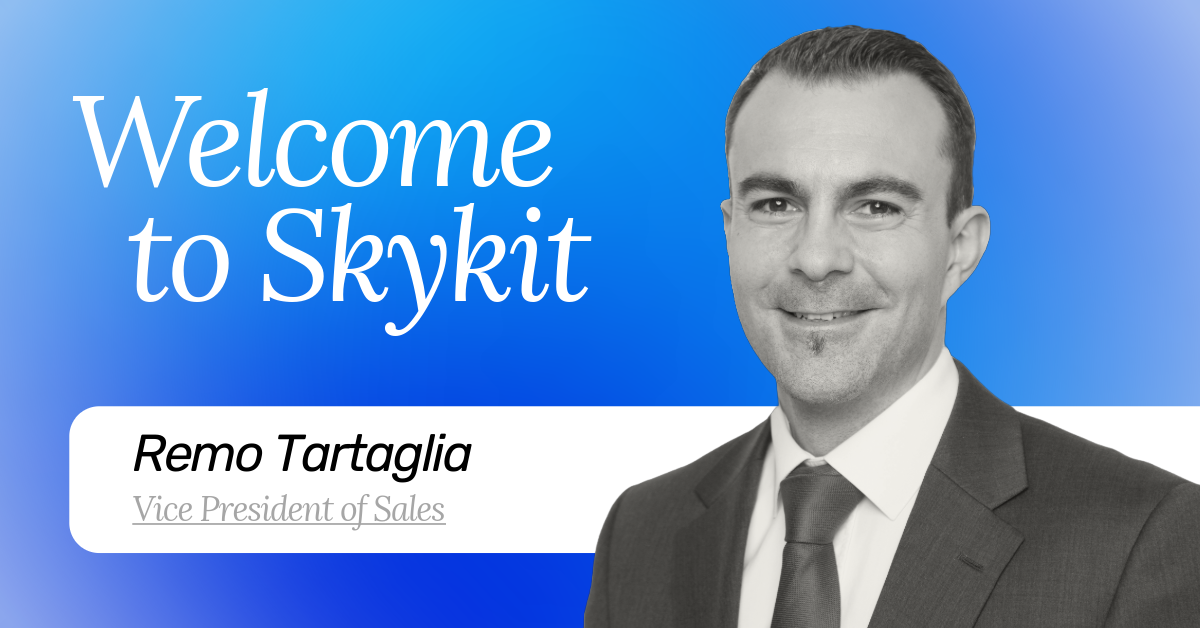 Remo Tartaglia, Vice President of Sales at Skykit
