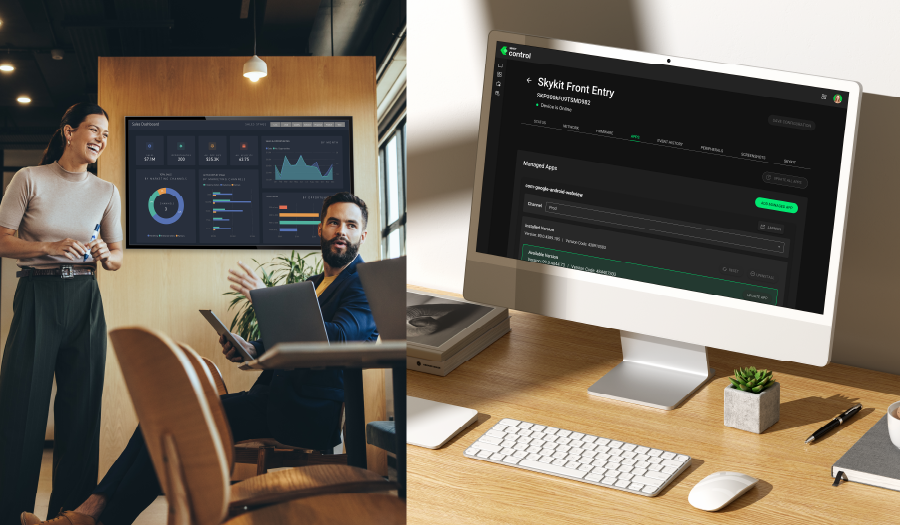 Skykit Control Remote Device Management | Skykit DOOH and Employee Experience Digital Signage Solutions
