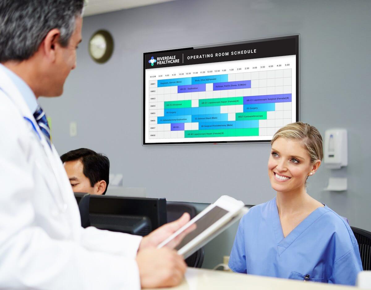 Skykit Beam Digital Signage Content Management Solution for Healthcare - Examples