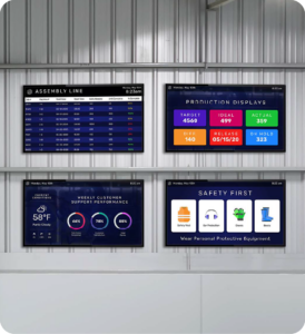 Skykit Beam Digital Signage Content Management Solution for Manufacturing and Warehouses