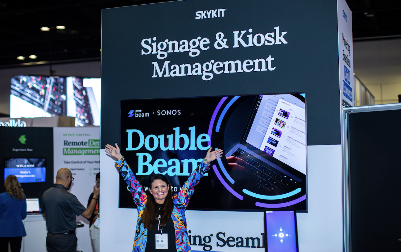 Digital Displays and Kiosks at Tradeshows - Skykit Solutions