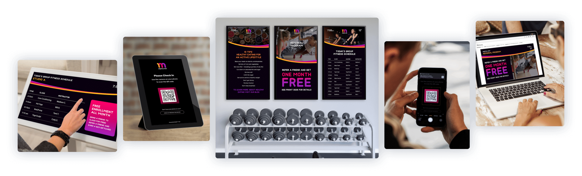Skykit Beam Digital Signage Content Management Solution for Gyms and Fitness