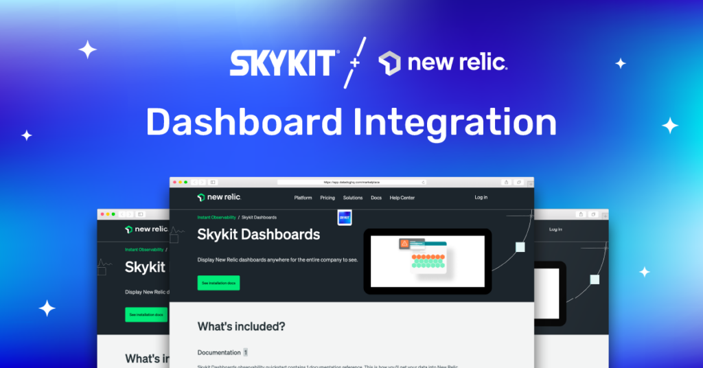 New Relic Dashboard Integration with Skykit