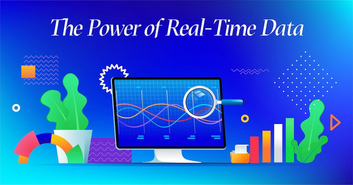 The Power of Real-Time Data Digital Signage Data Graphic